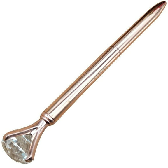 XMMSWDLA Ball Point Pen Rose Gold Pencrystal Ball Pens Ballpen Fashion Large Ballpoint Pens 5ml Multi Color Pen