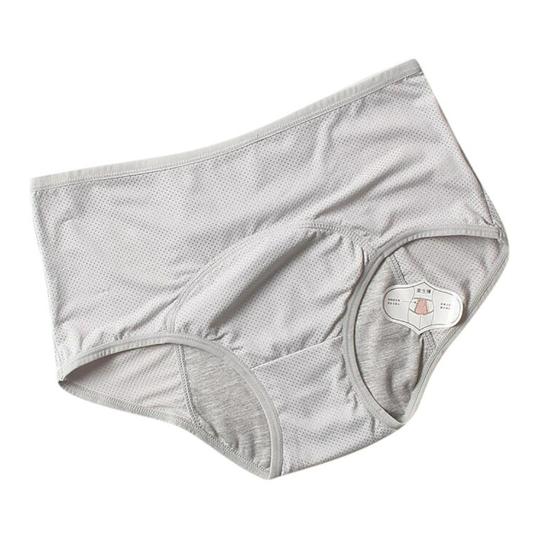 XMMSWDLA Bambody Absorbent Panty: Period Underwear for Women - Bamboo Soft  Maternity & Postpartum Period Panties Menstrual Gray L Cotton Thongs for