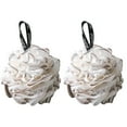 thumbnail image 1 of XMMSWDLA Bath Shower Loofah Sponge Pouf Body Wash Scrubber (Set of 2), 1 of 5