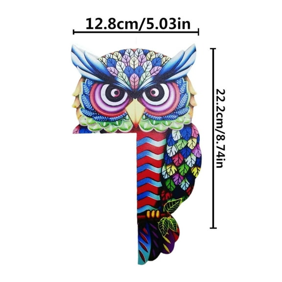 XMMSWDLA Bathroom Wall Decor Wooden Corner Door Plate, Door Frame Decoration, Owl Wooden Door Frame, Photo Frame , Corner Decoration, Living Room, Bedroomyellow Stick On Wallpaper