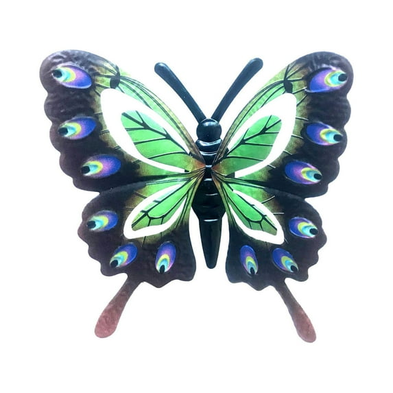 XMMSWDLA Beach Party DecorationsGarden Butterfly Art Outdoor Garden Backyard Metal Decoration Gift 90s Party Decorations