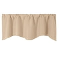 thumbnail image 1 of XMMSWDLA Blackout Curtain Valances for Kitchen Windows/Bathroom/Living Room/Bedroom Privacy Decorative Rod Pocket Short Window Valance Curtains, 1 of 4