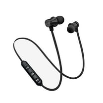 XMMSWDLA Bluetooth Headphones Wireless Earbuds - Sports Magnetic Neckband Wireless Headsets, Stereo Deep Bass Updated Bluetooth Earphones Waterproof with Mic for Gym Running Playtime