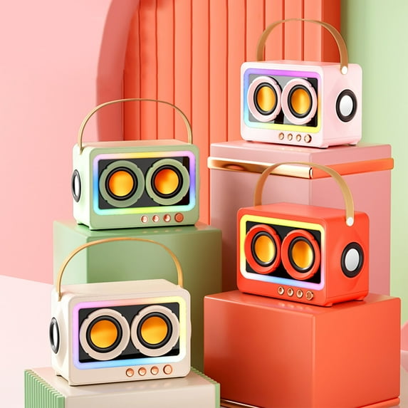 XMMSWDLA Bluetooth Speakers Big Powerful Wireless Loud Portable Outdoor Home Party Speaker with LED Lights, Subwoofer,Stereo Bass Sound box