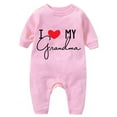 thumbnail image 1 of XMMSWDLA Boys/Girls Clothing Pack Baby Bodysuit Adorable Romper Clothing Cute Infant Outfit Pink Newborn Matching Sets, 1 of 5