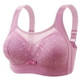 thumbnail image 1 of XMMSWDLA Bras for Women Full Coverage, Unlined Bra with Underwire Non-Padded Lace Women's Bra Seamless Bras for Women Womens Bras No Underwire Full Support, 1 of 4