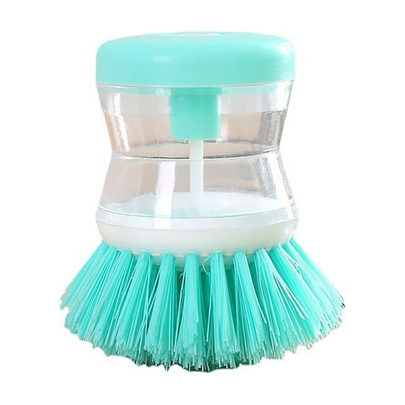 XMMSWDLA Brushes Add Liquid To Wash The Pan Brush Press Type Automatic Add Liquid To Wash The Dishes Brush Do Not Oil And Do Not Damage The Pan Multi-Functional Decontamin Cleaning Brush