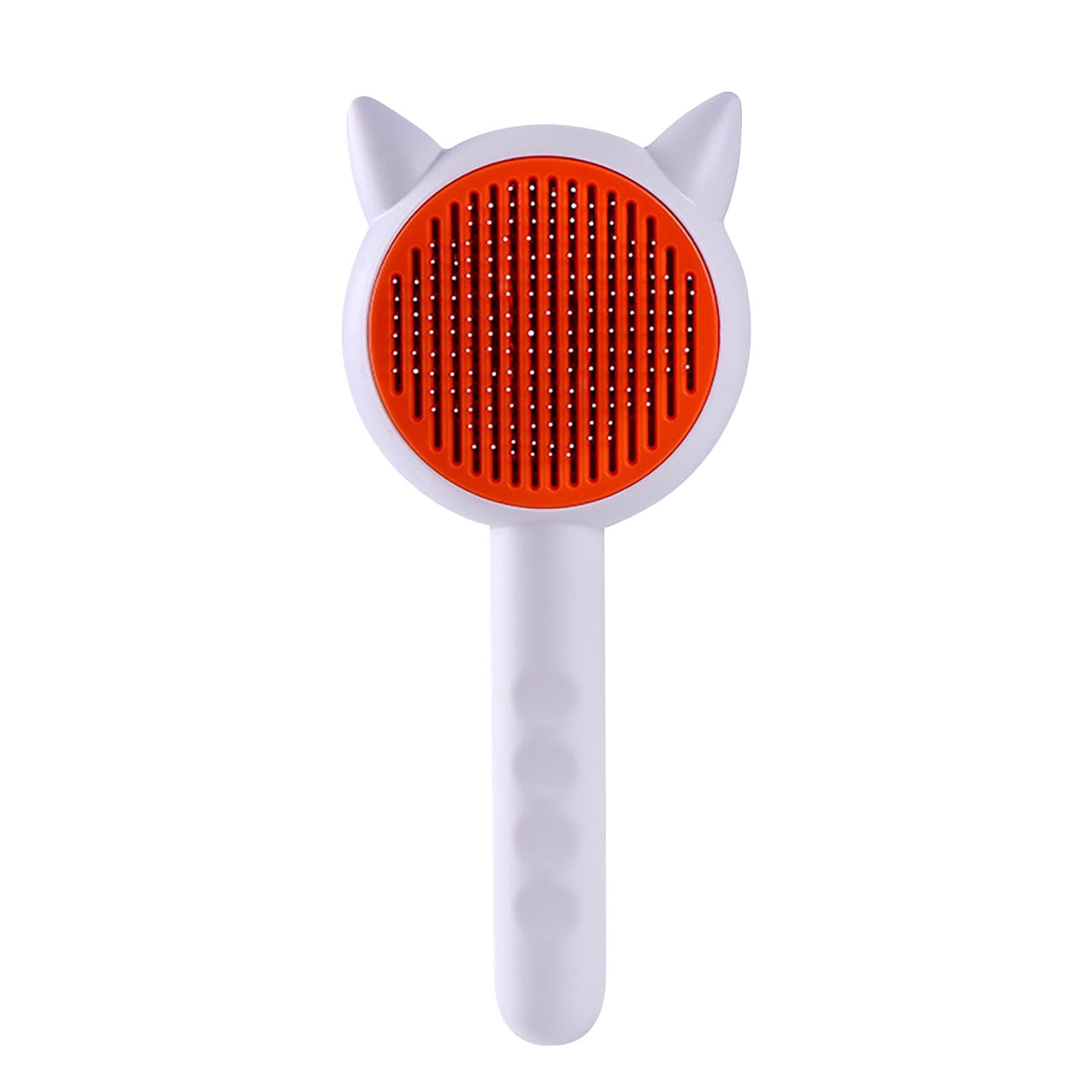 Awpland Frog Shape Cat Brush - Self-Cleaning Slicker Brush For Shedding, Mats & Tangles