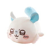 XMMSWDLA Chikawa Plush- Cute Throw Pillow with Momonga Figure, Soft Anime Decor for Game Fans, Bedroom & Living Room Pillow for Adults & Collectors