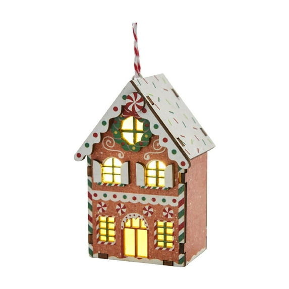 XMMSWDLA Christmas Tree Decoration House Christmas Decorations Hanging Ornaments for Holiday Christmas Tree Home Decor