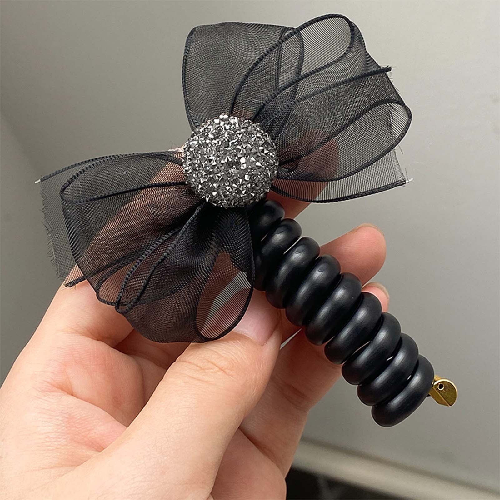 XMMSWDLA Colorful Telephone Wire Hair Bands For Kids, Spiral Hair Ties