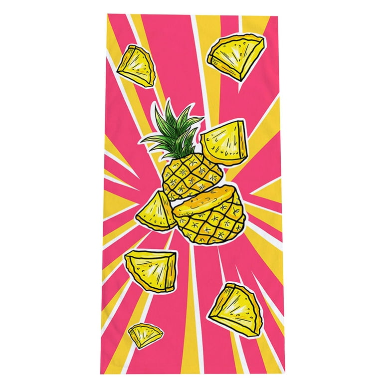 XMMSWDLA Cotton Beach Towel Colorful Stripes Pattern for Kids