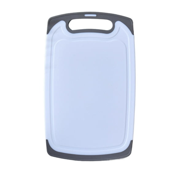 XMMSWDLA Cutting Boards for Kitchen, Plastic Cutting Board, Dishwasher Safe Cutting Board with Juice Grooves, Thick Chopping Board Easy Grip Handle & Non-Slip (12.25"x7.75")