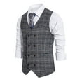 thumbnail image 1 of XMMSWDLA Mens Plus Top Four Seasons Casual Suit Vest, 1 of 1