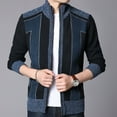thumbnail image 1 of XMMSWDLA Mens Plus Top Winter Turtleneck Long Sleeve Knitting Cardigan Zipper Sweater Coats, 1 of 4