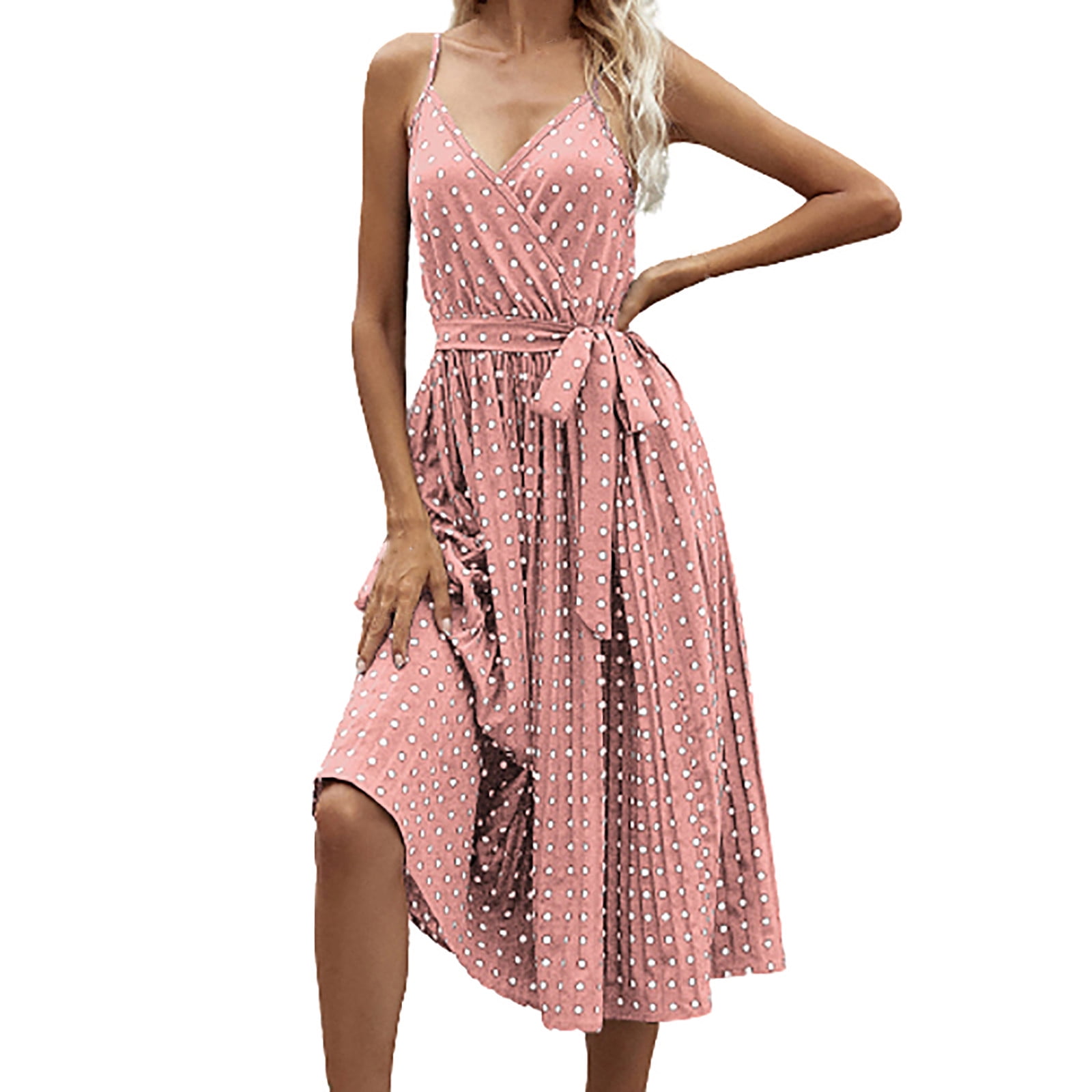 関税なし 送料無料 Women Dresses XMMSWDLA Sales Clearance Women Dresses Ladies Elegant Dot
