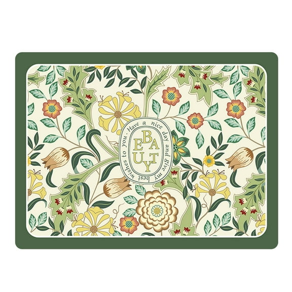 XMMSWDLA Draining Mat, Soft Silicone Tabletop Drying Pad, Water Absorption Pad for Home Kitchen Countertop