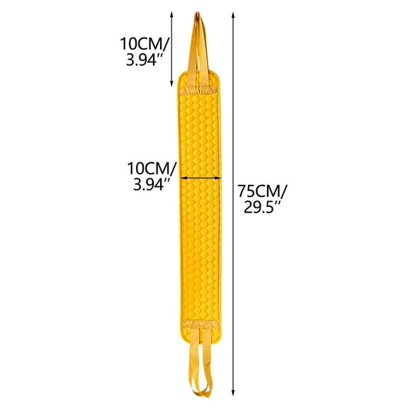 XMMSWDLA Exfoliating Back Scrubber with Handles two sides for Body Shower Deep Cleans Skin Massages Invigorating Blood Circulation Men Women One Size (Back Scrubber Pink)