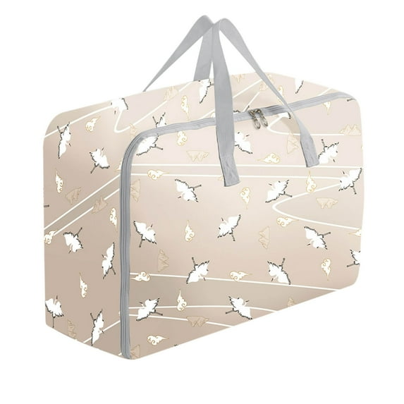 XMMSWDLA Extra Large Storage Tote with Zippers & Carrying Handles, Heavy-Duty Oxford Fabric Moving Bags for Laundry, Space Saving, Storage, Berry Red Backpack For Women