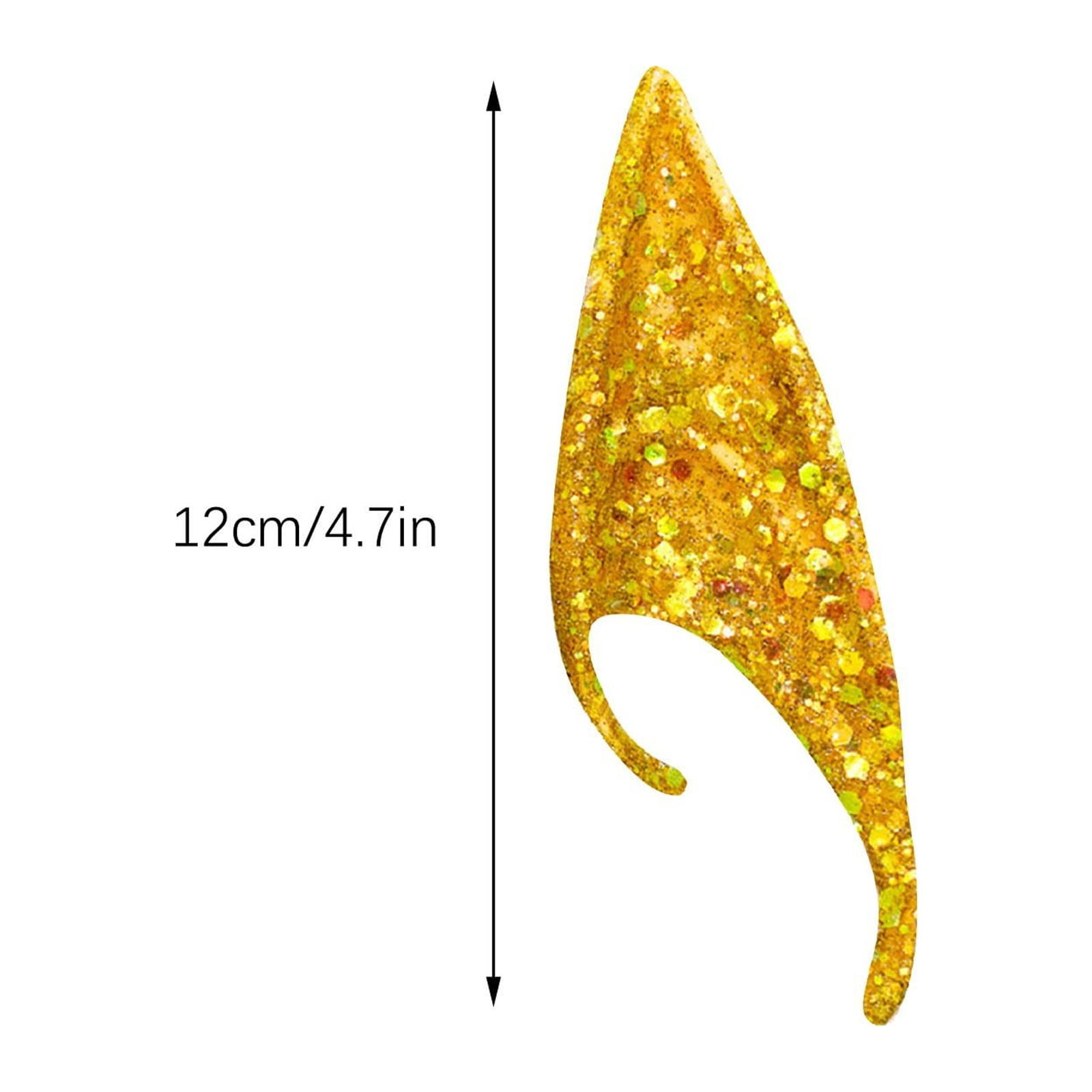 XMMSWDLA Fairy Pixie Elf Ears,Latex Pointy Ears,Cosplay Ears forCosplay