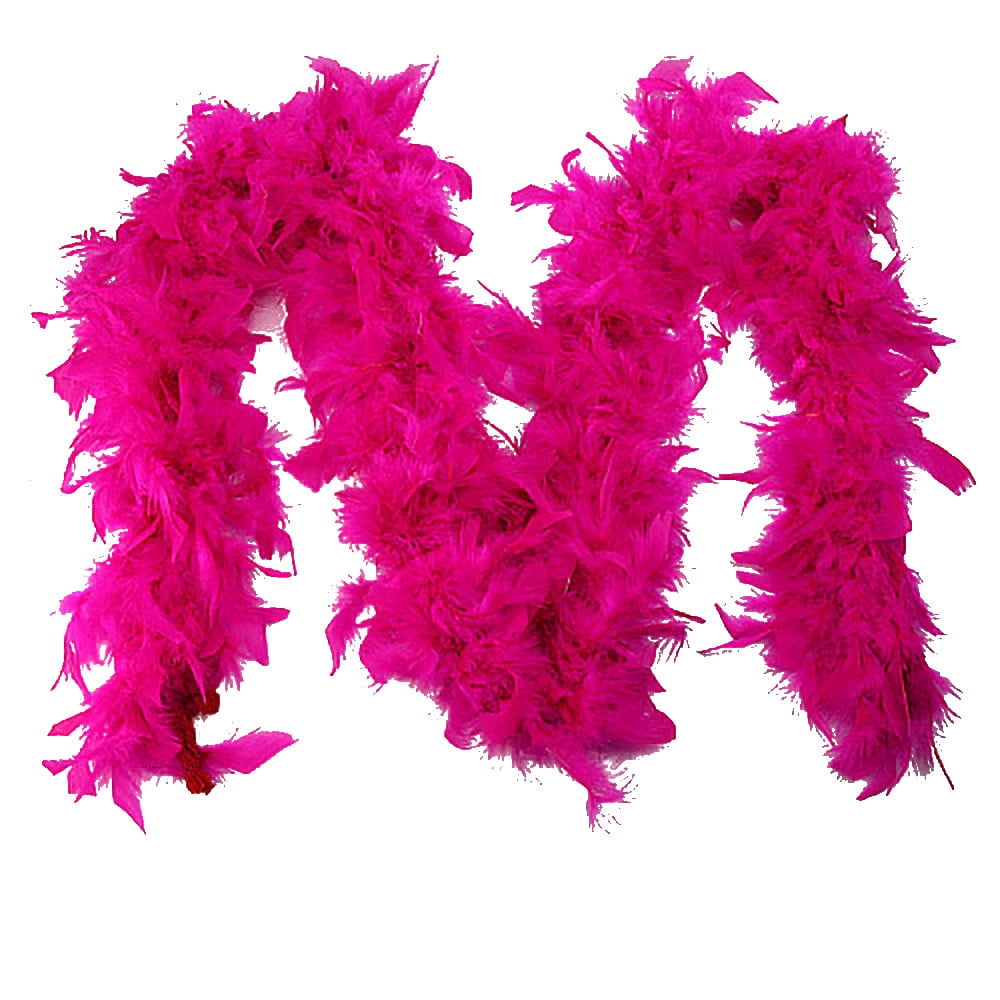 2Meter Red Feather Boa Flapper Burlesque Dance Fancy Dress Hen Party  Accessory
