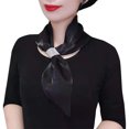 thumbnail image 1 of XMMSWDLA Fashion Scarves Small Ear Socket Cross Small Silk Scarf Feminine Binding Bag Hair Band Decorative Scarf, 1 of 4