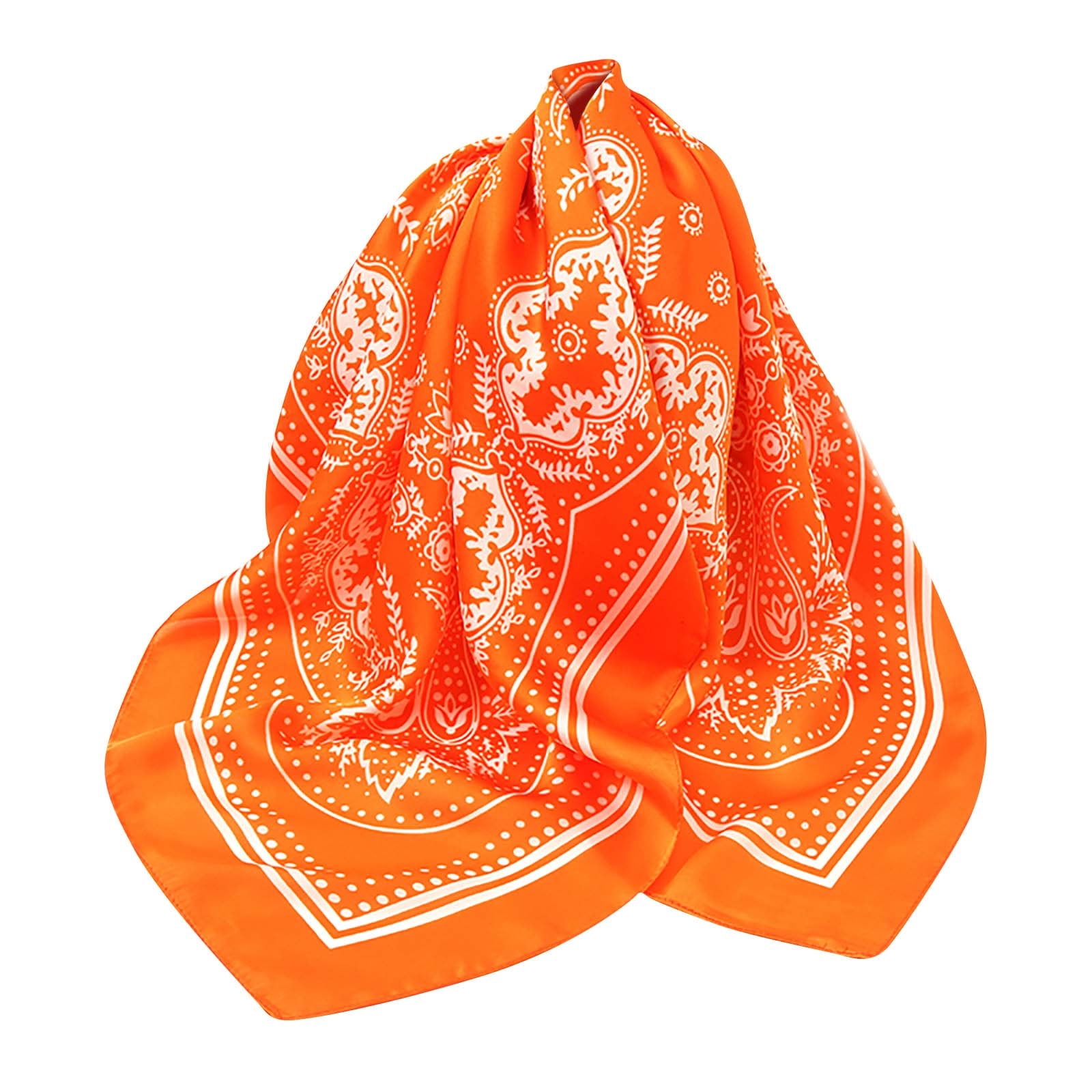 Cashew flower silk scarf main image 1