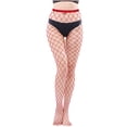 thumbnail image 1 of XMMSWDLA Fishnet Stockings Fashion Letter Tights for Women Lace Leggings High Waisted Pantyhose Stockings Womens Tights, 1 of 3