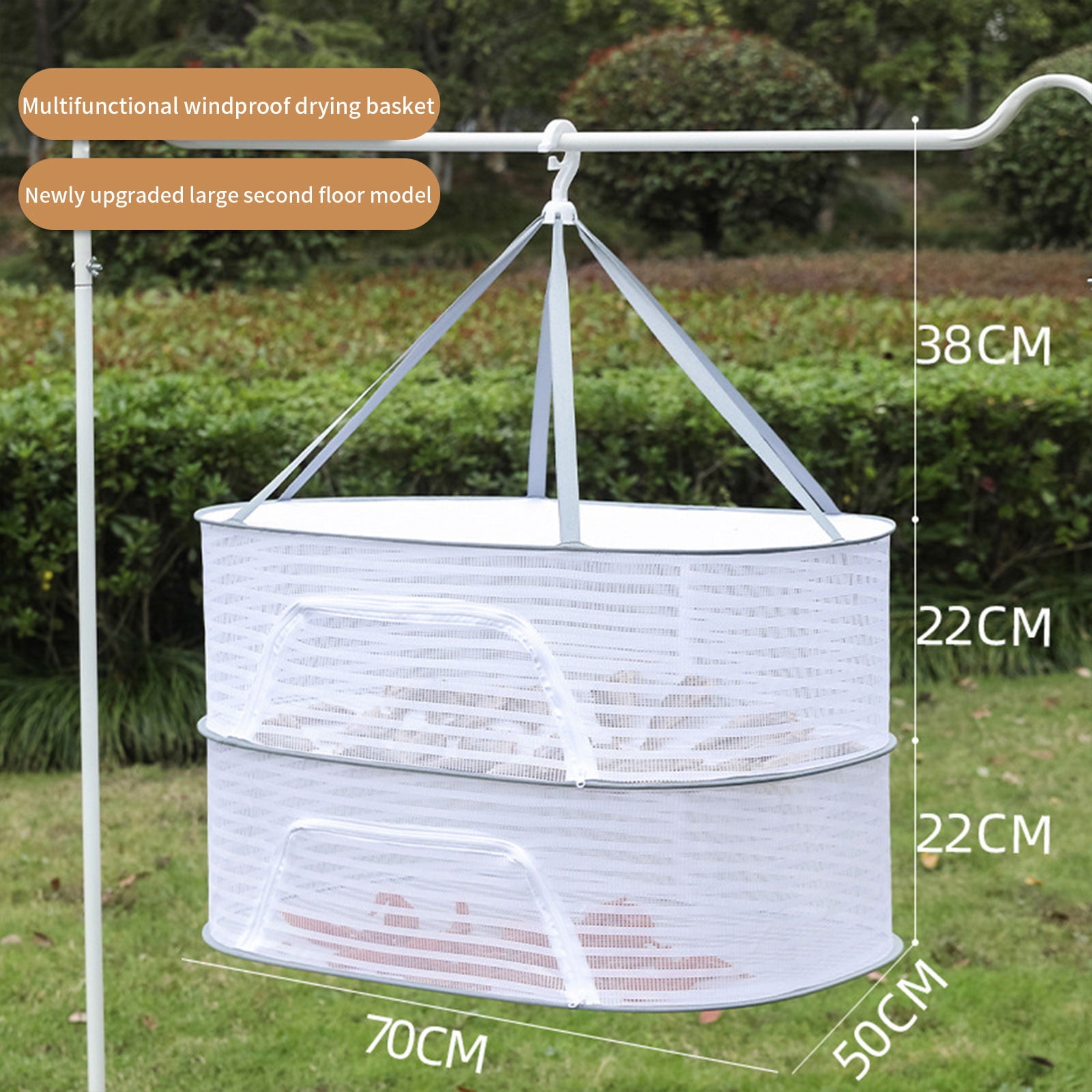 XMMSWDLA Flat Clothes Drying Rack - Foldable Mesh Clothes Flat Drying ...