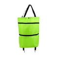 thumbnail image 1 of XMMSWDLA Foldable Shopping Bag with Wheels, folding Portable Trolley Bags, Tote Grocery Bags Shopping Cartclothing Storage Bags, 1 of 5