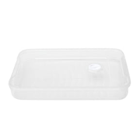 XMMSWDLA Food Storage Containers for Fridge Plastic Refrigerator Organizers with Removable Drain Plate and Lid Stackable Produce Containers To Keep Fruits, Vegetables, Meat