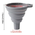 thumbnail image 1 of XMMSWDLA Funnels for Filling Bottles, Kitchen Funnel, Funnels for Kitchen Use, Food Grade Silicone folding Funnel, Liquid, Powder Transfer, 1 of 4