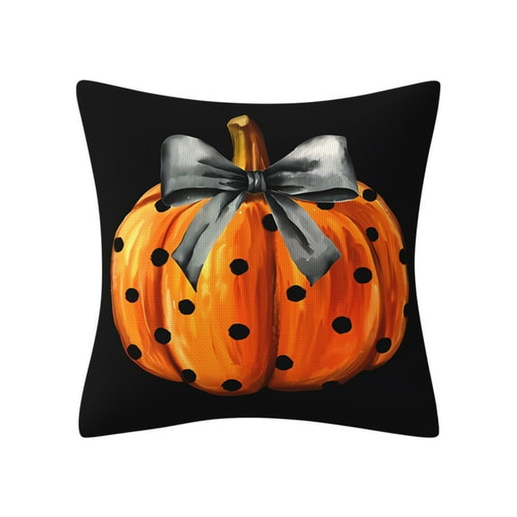 XMMSWDLA Ghost Halloween Decor-Throw Pillow Covers 18x18in ,Spooky Pillow Case for Couch Fall Christmas Holiday Outdoor Decorations