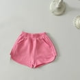 thumbnail image 1 of XMMSWDLA Girl'S Swim Shorts Kid Girls Athletic Shorts Cotton Girls Running Shorts with Pockets Drawstring Kids Gym Workout Sports Shorts Hot Pink Girls' Shorts, 1 of 4