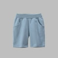 thumbnail image 1 of XMMSWDLA Gym Shorts Girls 2025 Summer New Children's Sports Shorts Short Pants for Boys Elastic Waist Beach Shorts Cotton Kids Clothes Light Blue Girls' Denim Shorts, 1 of 3