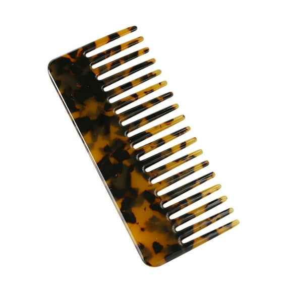 XMMSWDLA Hair Comb Hairdressing Comb Retro Refuse Static Fine Tooth Comb for Home for Men And Womeneurope, America And Han Feng Fashion Acetic Acid Plate Anti-Static Comb Hair Comb Leopard Print.