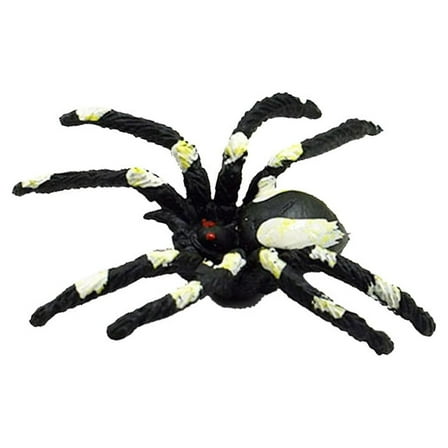 XMMSWDLA Halloween Spider Decorations, 12PCS 1.77inch Spider Outdoor Halloween Decorations Realistic Hairy Scary Spider Props for Indoor, Home, Yard, Party Decor spider web decoration