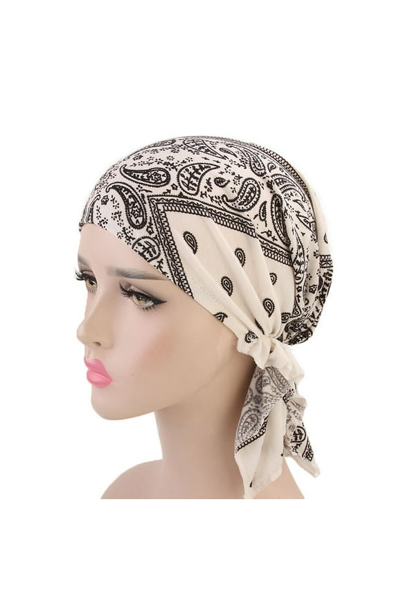Head Scarf for Women Slip On Pretied Head Scarves Cancer Headwear Turban Hat Beanie Wrap Felt Hats for Women