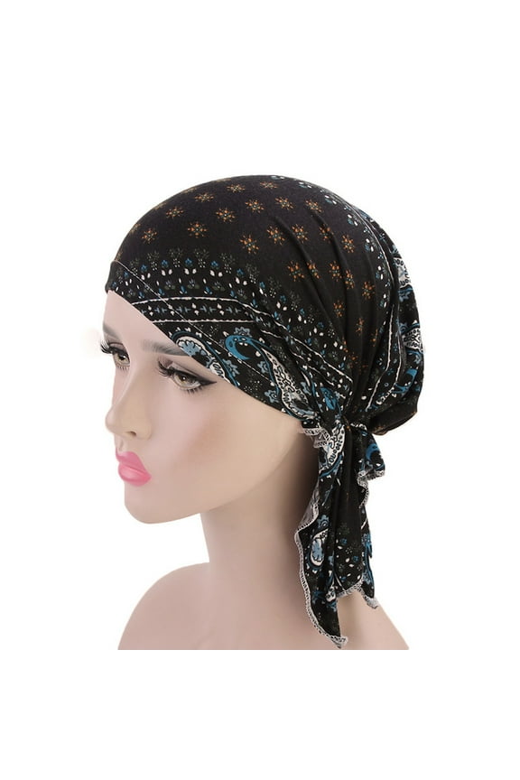 Head Scarf for Women Slip On Pretied Head Scarves Cancer Headwear Turban Hat Beanie Wrap Kids Winter Hat