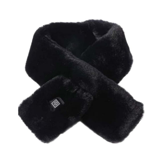 XMMSWDLA Heated Scarf Neck Heating Pad,Electric Heating Scarf Heated Neck Wrap for Neck Pain Relief, Cordless Thermal Neck Brace for Stiffness Relief Black Heating Scarf for Neck