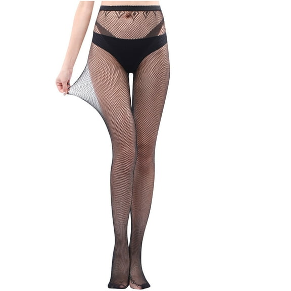 XMMSWDLA High Waist Tights Fishnet Stockings Thigh High Stockings Pantyhose Winter Tights for Women