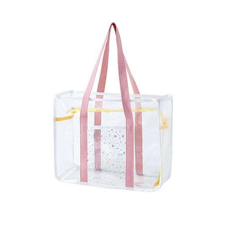 Xmmswdla Large Beach Bag Pool Bags Mesh Beach Tote for Toys Towel Flip Flops Beach Bag with Cooler Bag Beach Tote Bag for Men Women Oversized