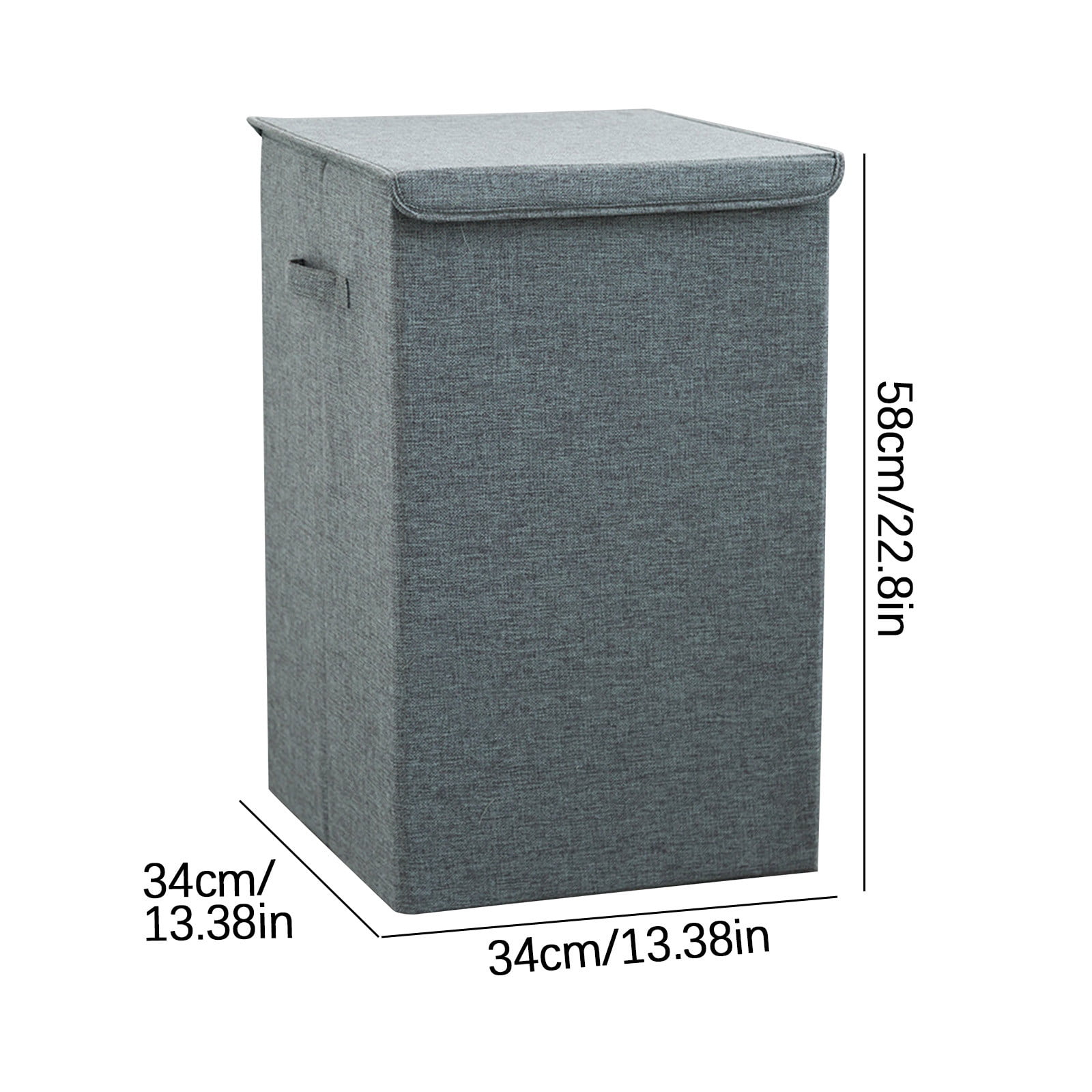 XMMSWDLA Laundry Hamper with Lid, Laundry Basket Clothes Hamper, Large