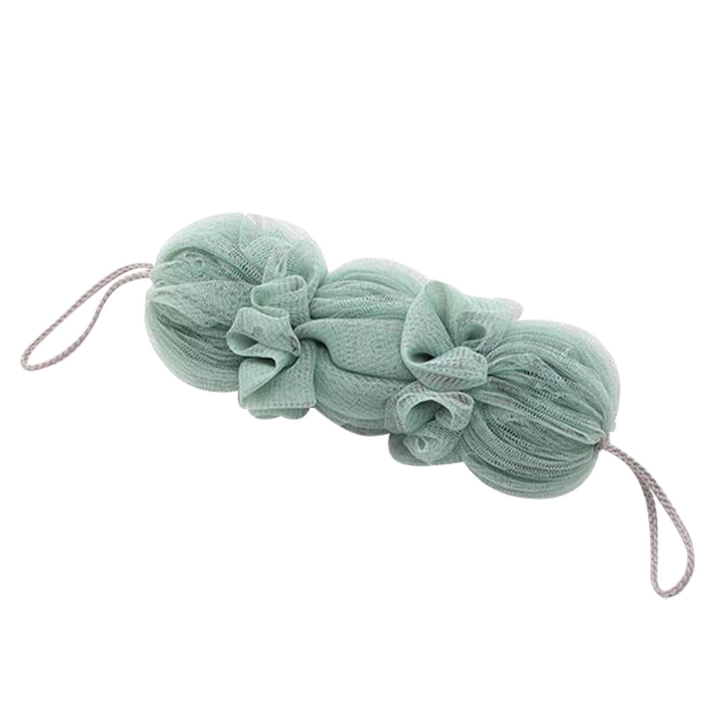 XMMSWDLA Long Bath Loofahs Stretchable Braided Mesh Exfoliating Loofah