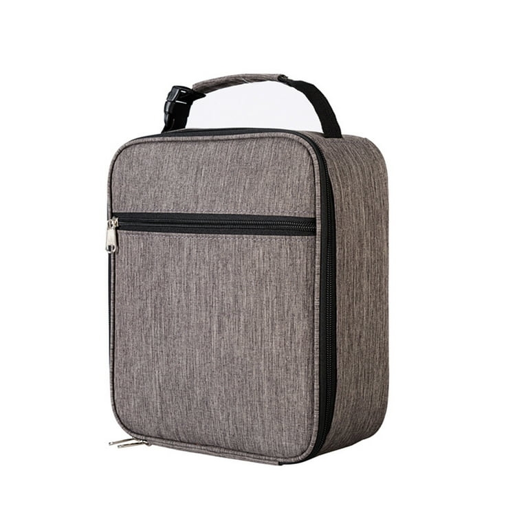 Mazforce Lunch Box Insulated Lunch Bag for Men - Small Reusable Lunchbox  for Adults, Teens, Kids - Lunch Bags for Boys, Girls, Women, School, Work,  Office (Light Gray) 