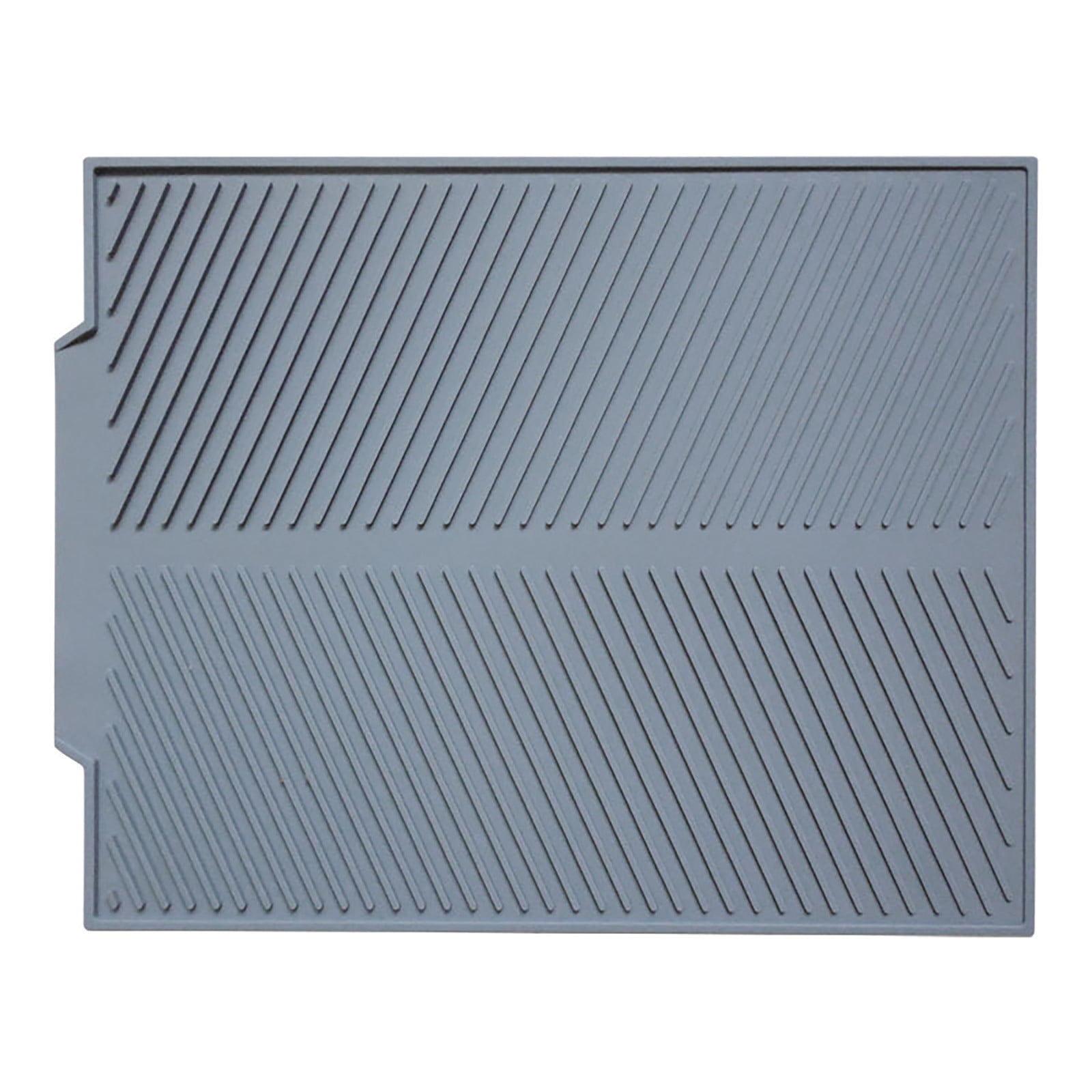 Harman Luxe Plush Microfibre Dish Drying Mat (15x20, Black)