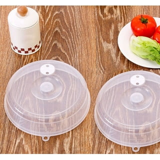 Fancosni Magnetic Microwave Cover for Food Microwave Splatter Cover Clear Microwave  Plate Cover Dish Covers for Microwave Oven Cooking Anti-Splatter Guard Lid  with Steam Vents BPA Free 