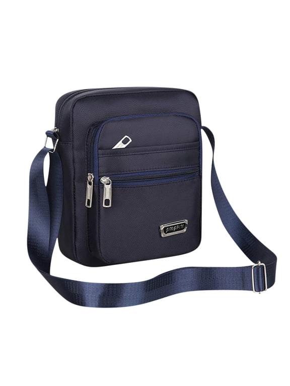 Men's Messenger Bag - Crossbody Shoulder Bags Travel Bag Man Purse Casual Sling Pack for Work Business Laundry Backpack