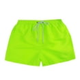 thumbnail image 1 of XMMSWDLA Men's Quick Dry Swim Trunks Beach Shorts Boardshorts Swim Shorts Pockets Mint Green Mens Shorts Athletic, 1 of 3