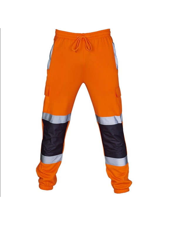 Men's Thermal Windproof Cycling Pants, Fleece Lined Outdoor Bike Pants, Winter Cold Weather Running Pants Sweat Pants Mens Adult